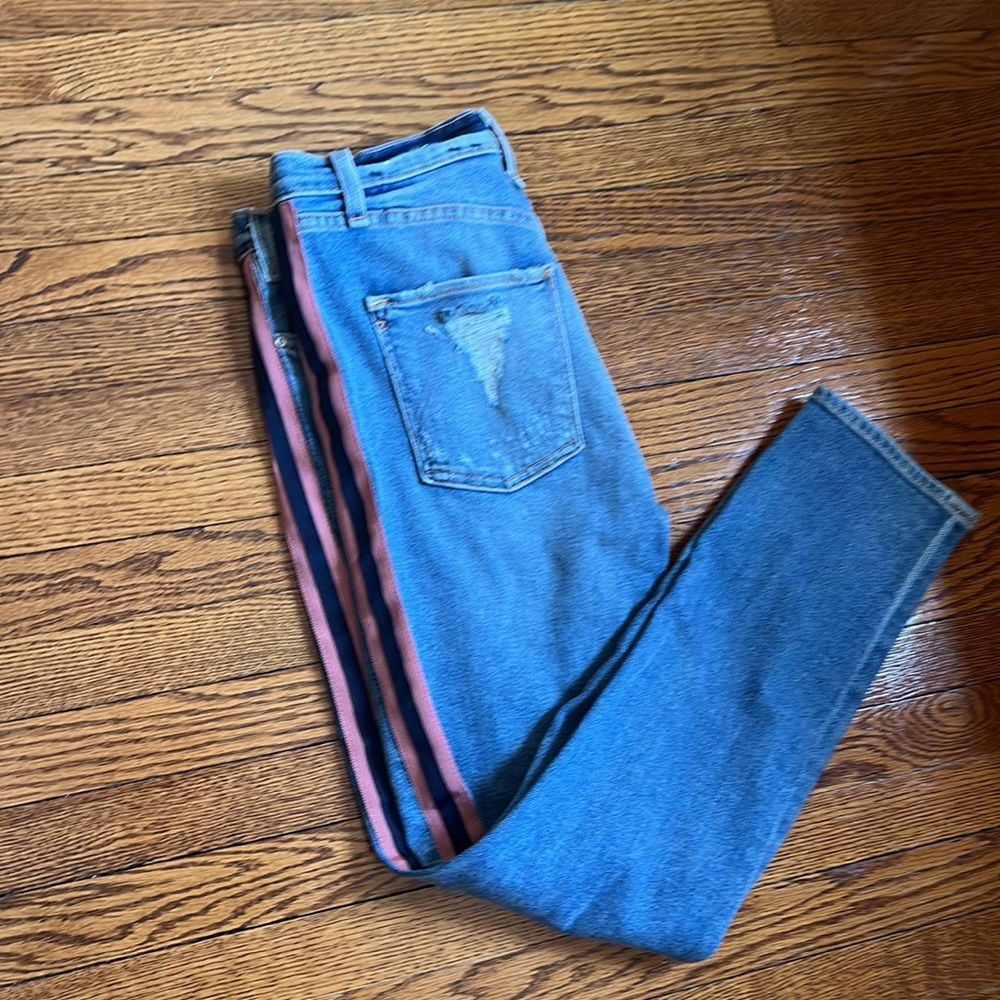 Embellished Ribbon Jeans - Picture 7 of 8